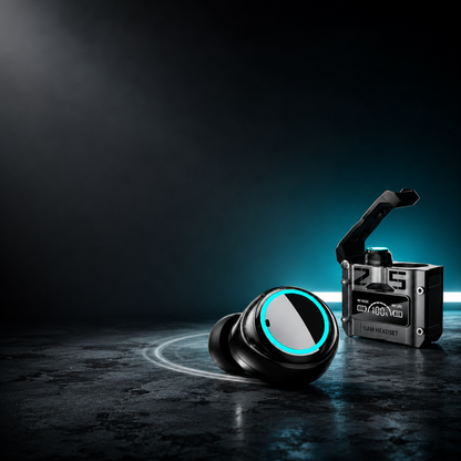 M25 Wireless Gaming Earbuds – Bluetooth Touch Control Earphones with LED Display Charging Case