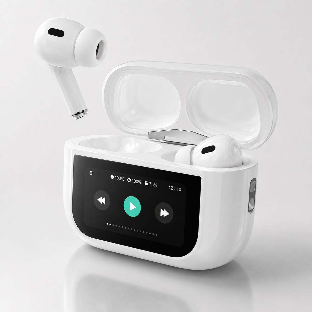 A9 ANC ENC Wireless Earbuds with Touchscreen Charging Case – Bluetooth Earbuds for Android & iOS