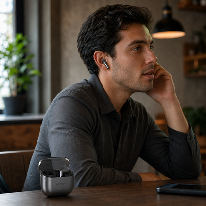 Erorex E-5 Pro TWS Wireless Earbuds – Bluetooth 5.3, ENC Noise Cancellation & Touch Control