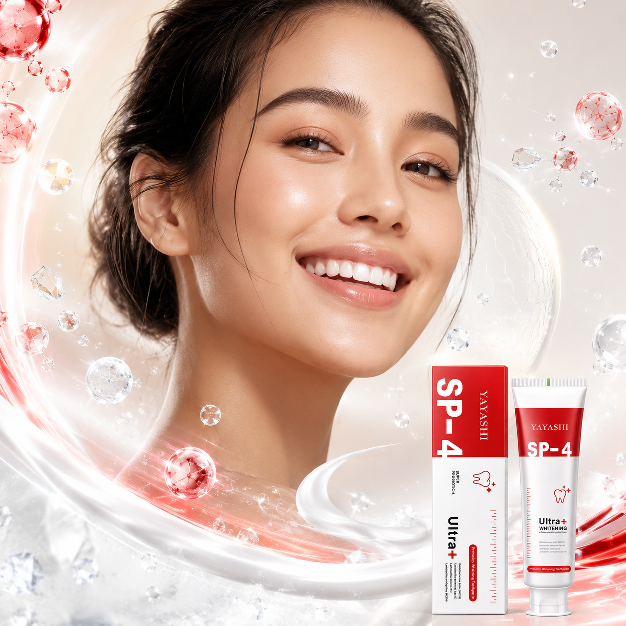 Yayashi SP-4 Ultra Whitening Toothpaste 150ml – Probiotic Surface Stain Remover for Bright Teeth