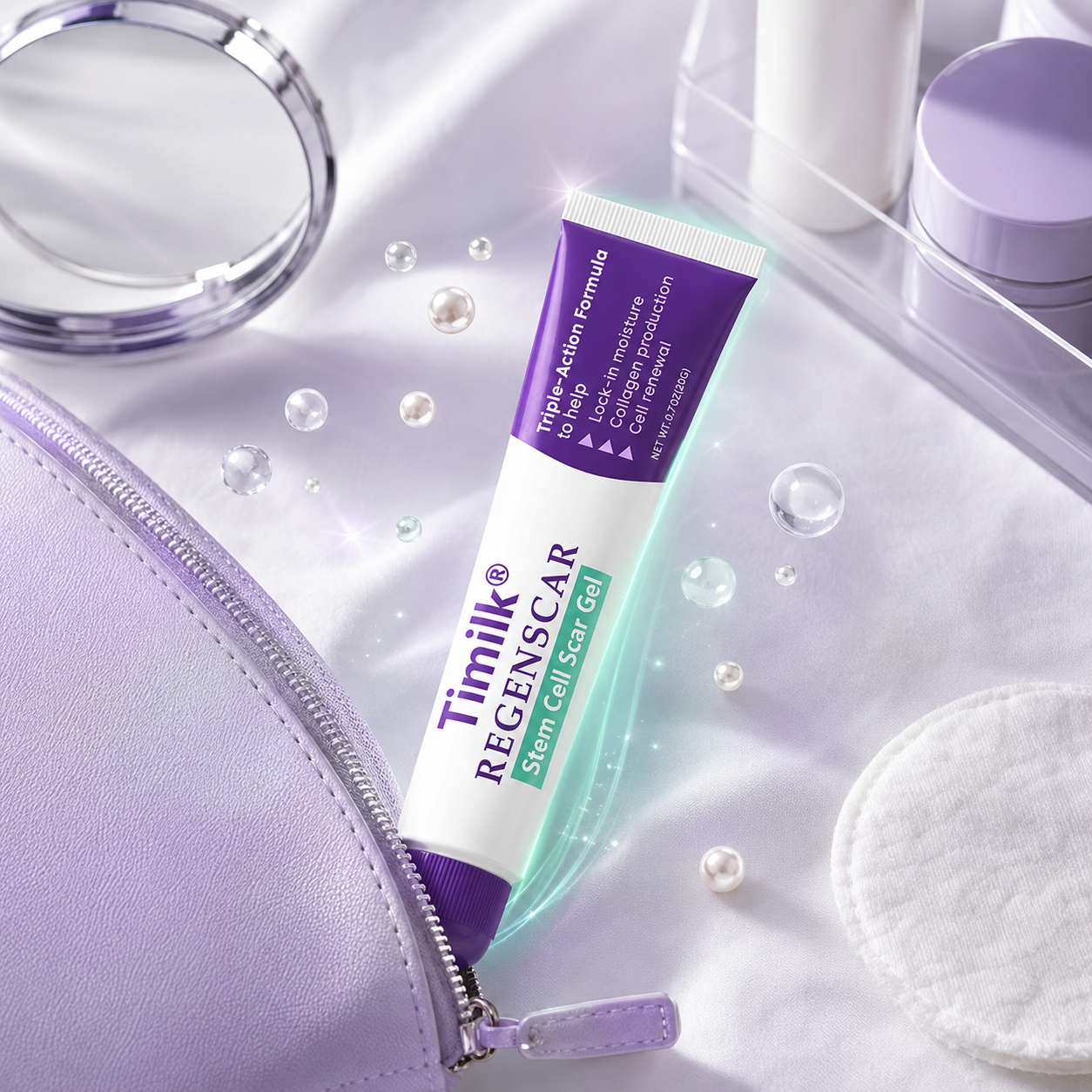 Timilk Regenscar Stem Cell Scar Gel 20g – Skin Renewal Gel for Old & New Scar Appearance Care