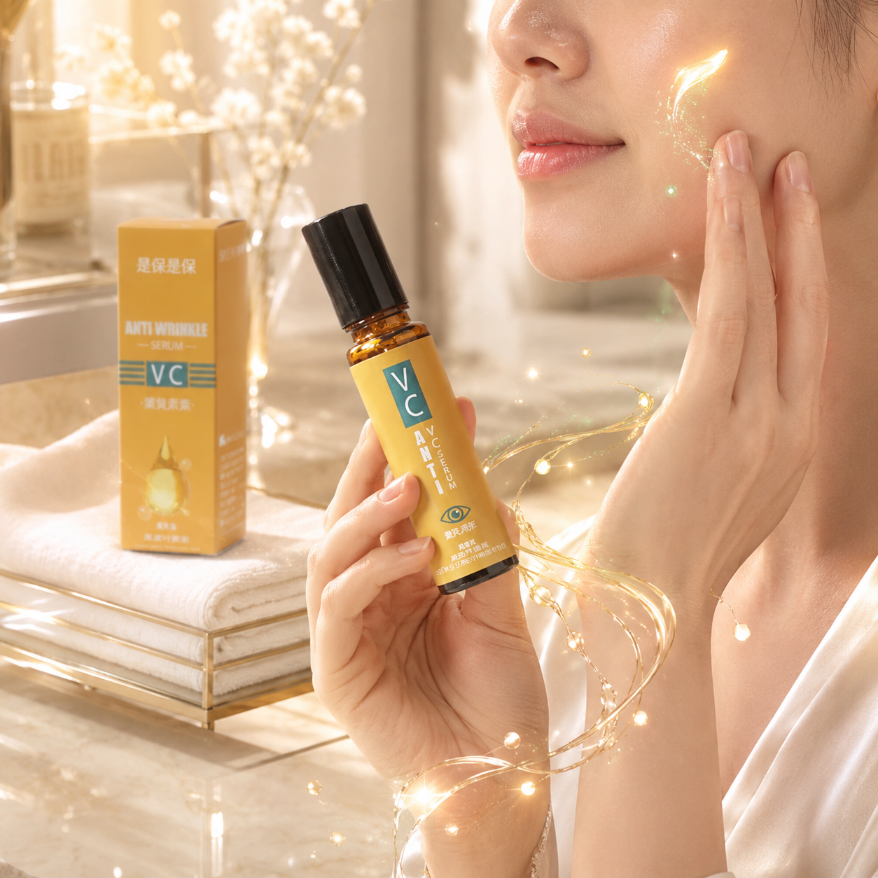 VC Lutein Anti-Wrinkle Serum 120ml – Lightweight Anti-Aging Formula for Firm & Radiant Skin