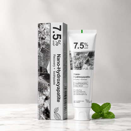 Holydeer 7.5% nHAP Nano-Hydroxyapatite Toothpaste 120g – Fluoride-Free Sensitivity & Whitening Care