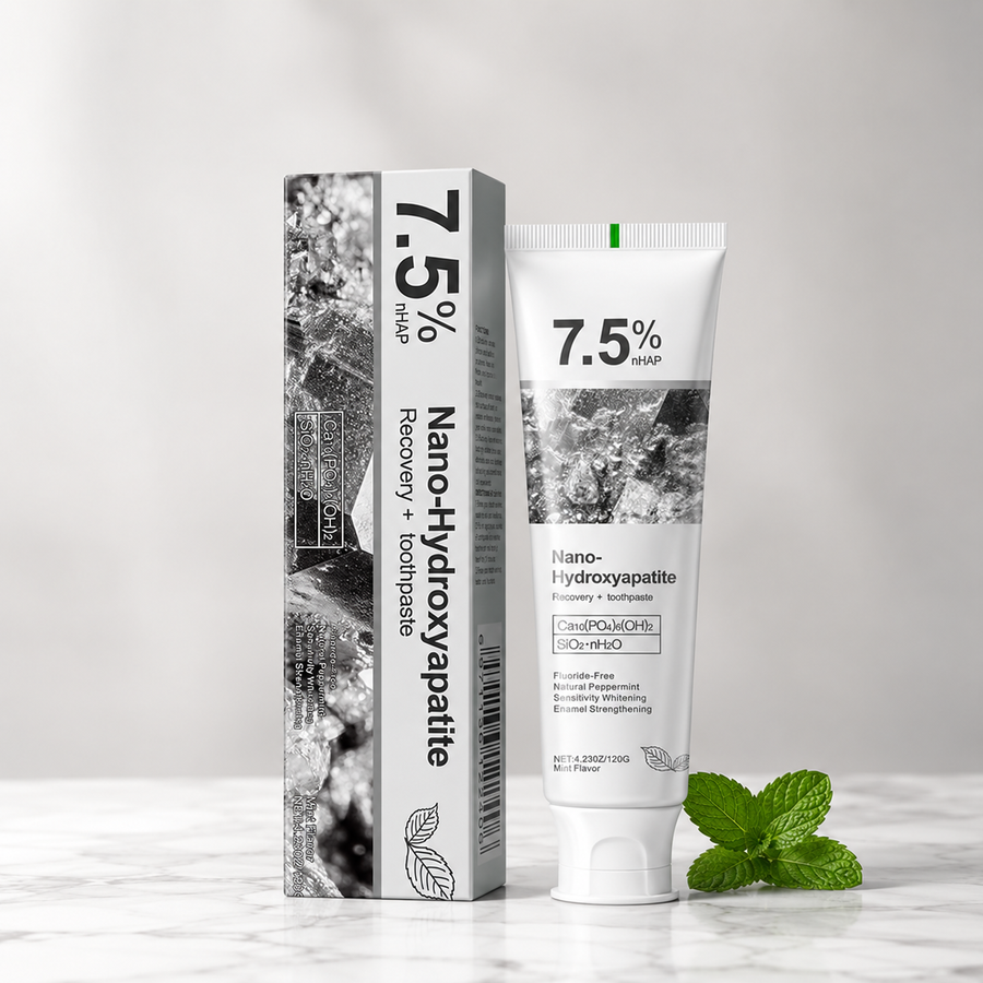 Holydeer 7.5% nHAP Nano-Hydroxyapatite Toothpaste 120g – Fluoride-Free Sensitivity & Whitening Care