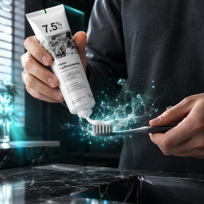 Holydeer 7.5% nHAP Nano-Hydroxyapatite Toothpaste 120g – Fluoride-Free Sensitivity & Whitening Care