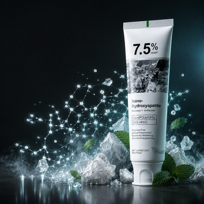 Holydeer 7.5% nHAP Nano-Hydroxyapatite Toothpaste 120g – Fluoride-Free Sensitivity & Whitening Care